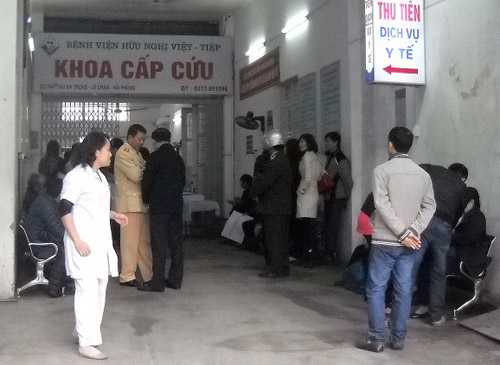 trung úy Thắng, CSGT, Công an TP Hải Phòng, quận Lê Chân, Hải Phòng, Bệnh viện Việt Tiệp