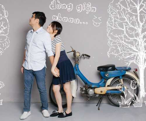 Ảnh cưới tinh nghịch của Quỳnh Anh (Mắt Ngọc) - 4