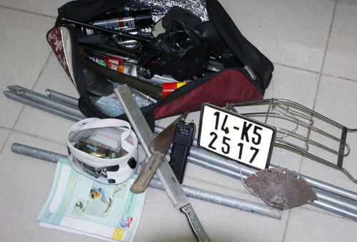 trung úy Vũ Thế Thắng, CSGT, PC45-Công an TP Hải Phòng, Sơn 'Liên Xô', cướp tài sản