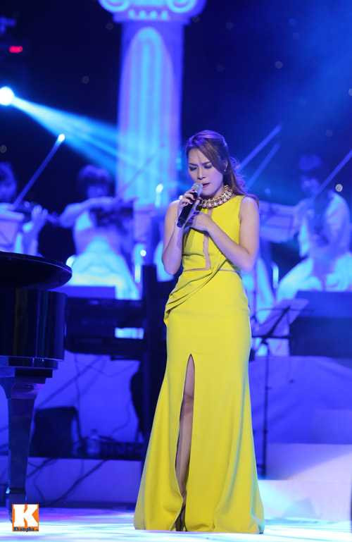 Mỹ Tâm hát sai lời loạn xạ trên sân khấu - 4