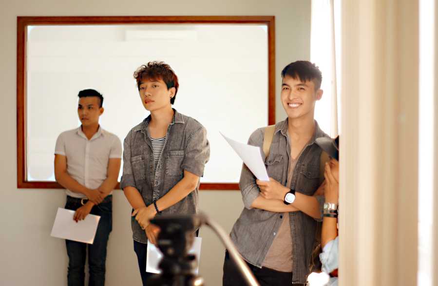 Harry Lu, Huỳnh Anh cùng dàn hot boy ồ ạt đi casting