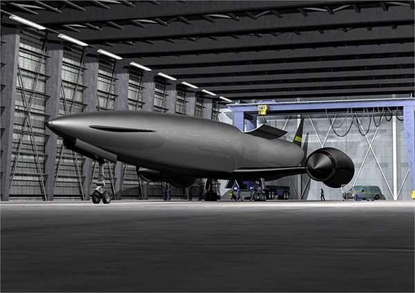 Dưới tấm chắn nhiệt là kiến trúc thượng tầng của máy bay được cấu tạo bỏi các thanh chống làm từ silicon - titan. 