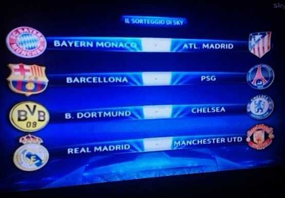 Champions League bốc thăm