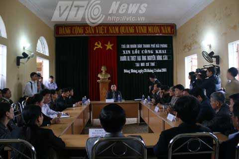 TAND TP Hải Phòng, xin lỗi, án oan, Tiên Lãng, Đông Hưng, Nguyễn Hồng Cầu