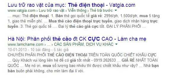 Hoang mang thẻ cào điện thoại giả