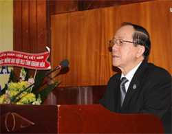 Chủ tịch Liên đoàn Luật sư Việt Nam Lê Thúc Anh.