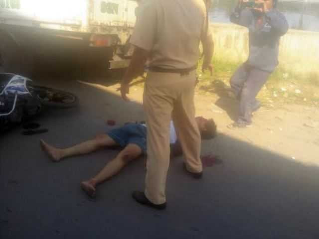 Nạn nhân 'tố' CSGT đạp ngã xe máy, gây tai nạn