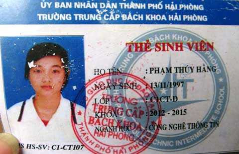 nữ sinh 17 tuổi, thuốc diệt cỏ, quan hệ tình cảm nam nữ, Hải Phòng, đã tử vong