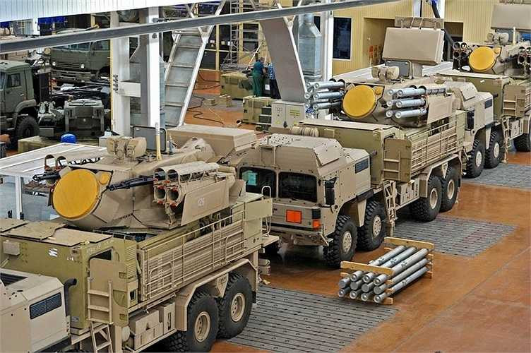 Xe chở hệ thống tên lửa chống tăng Pantsir-S1