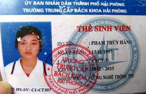 nữ sinh đất Cảng, tử vong, nhiễm độc thuốc diệt cỏ, Công an TP Hải Phòng, Kiến An
