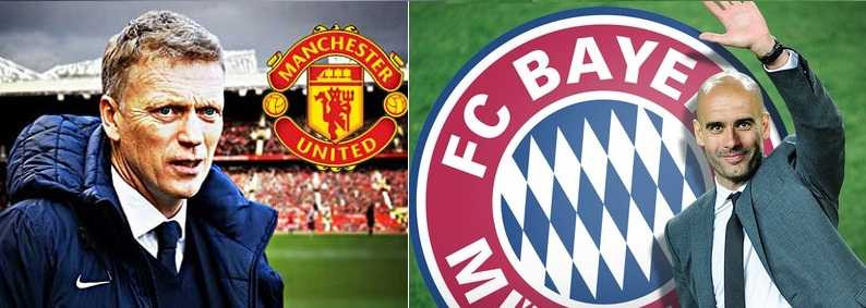 David Moyes Pep Guardolia