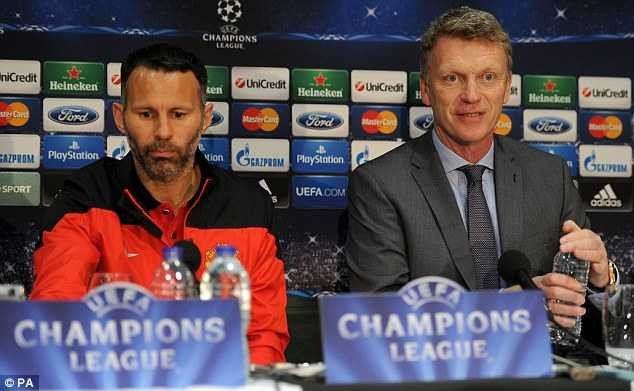 Ryan Giggs David Moyes Man Utd