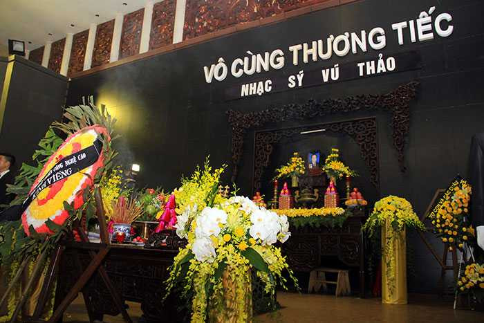 Đám tang Nhạc sỹ Vũ Thảo