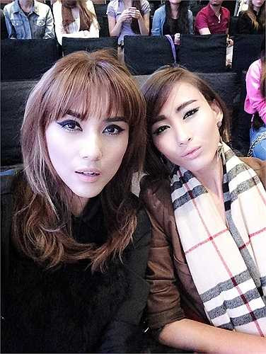 Võ Hoàng Yến và Nguyễn Hằng Next Top Model.