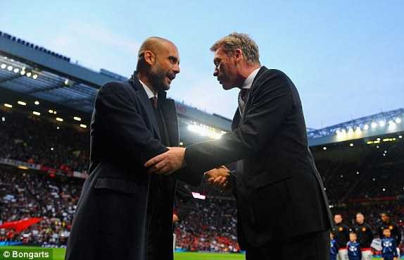 Pep Guardiola David Moyes