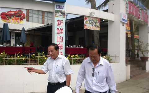 Đà nẵng, Bí thư Thành Ủy, Trần Thọ, xử lý, bảng hiệu, nhà hàng, tiếng Trung Quốc