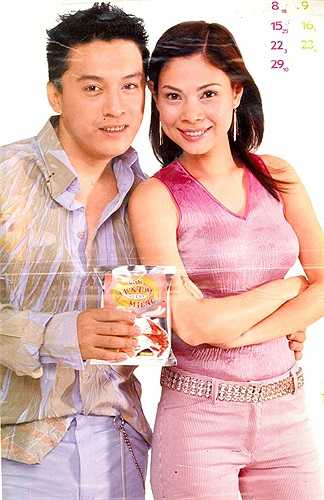 Lam Trường và Thanh Thảo trong một hình ảnh quảng cáo.