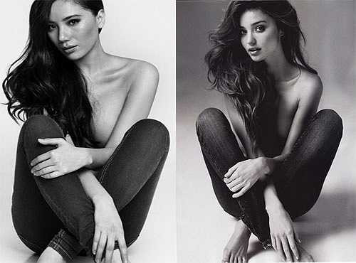 Chung Thục Quyên cũng từng thực hiện chụp ảnh nude. Bộ ảnh được cô thông báo rằng tự mình làm stylish.