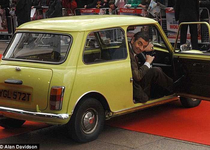 Chiếc Mini quen thuộc với Mr trên màn ảnh nhỏ.