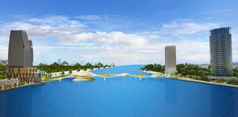 Đà Nẵng, cầu đi bộ, vỏ sò, bắc qua sông Hàn, triệu USD