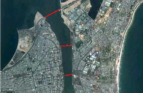 Đà Nẵng, cầu đi bộ, vỏ sò, bắc qua sông Hàn, triệu USD