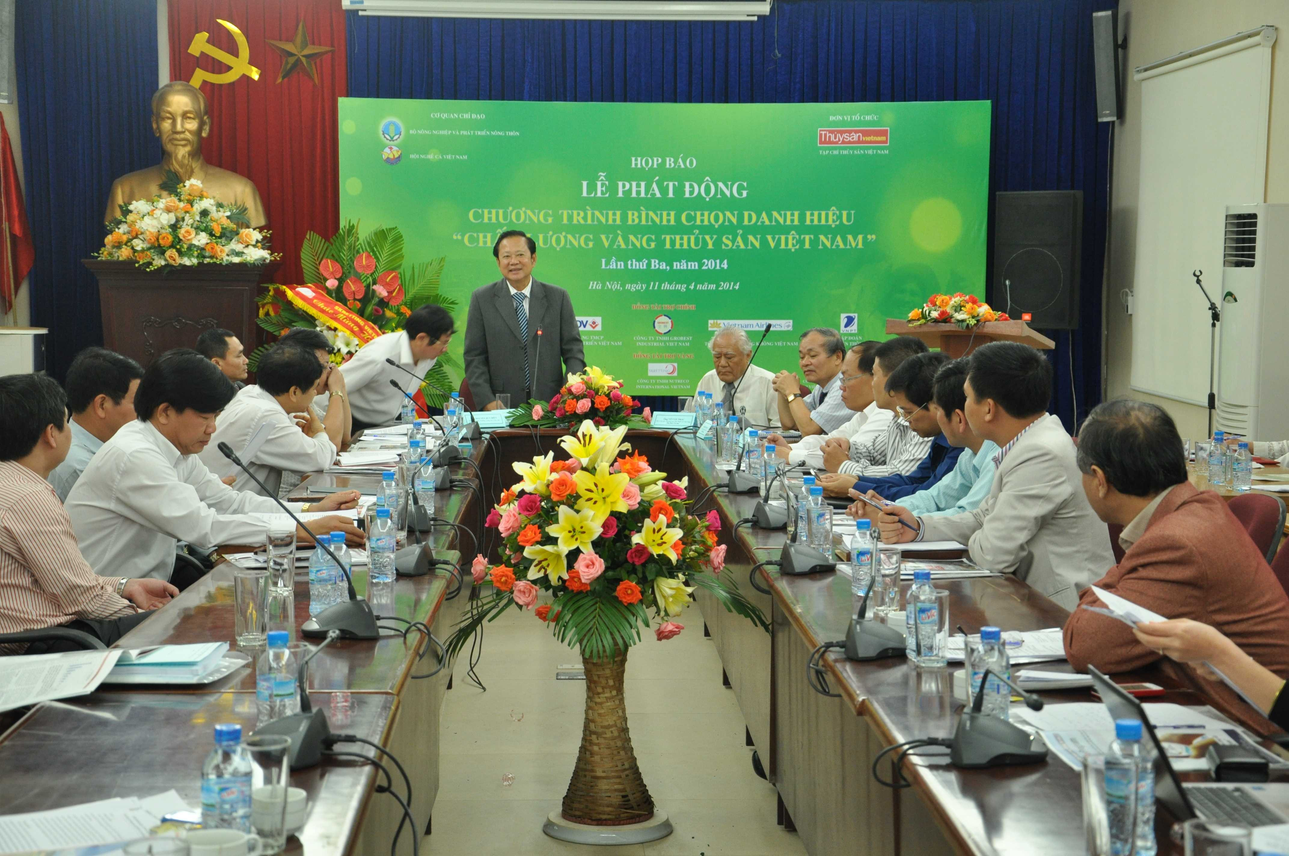 Bình chọn danh hiệu 'Chất lượng vàng thủy sản Việt Nam 2014'