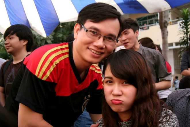 Hữu Thanh cảm thấy may mắn vì có được một người yêu, người bạn đời lý tưởng là Diễm Châu.