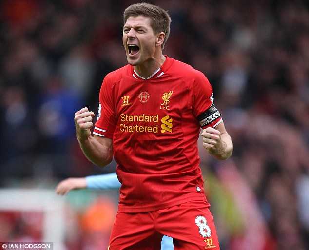 gerrard khóc liverpool