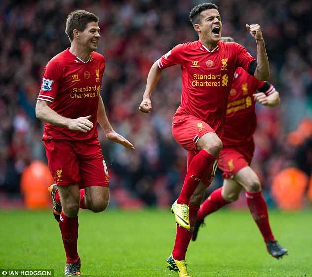 steven gerrard coutinho