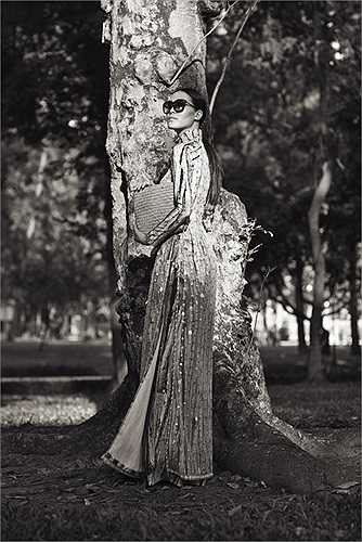 Hoạ tiết đất đai cằn cỗi, hay vỏ thân cây cổ thụ, hay chi tiết đan lát thủ công tương hợp với cây cối cỏ cây um tùm trong khuôn viên Dinh Độc Lập