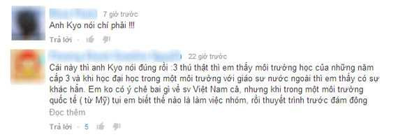 Những lời bình luận thẳng thắn của Kyo York trong clip đang tạo nên những luồng dư luận trái chiều.