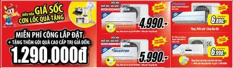 Điện máy đua nhau giảm giá sốc hàng hè