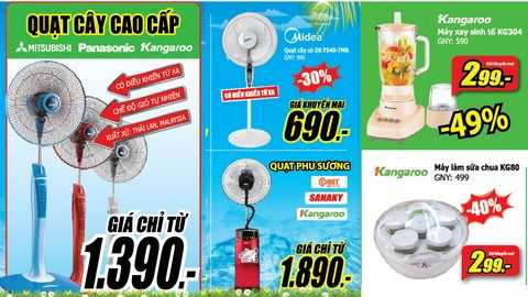 Điện máy đua nhau giảm giá sốc hàng hè