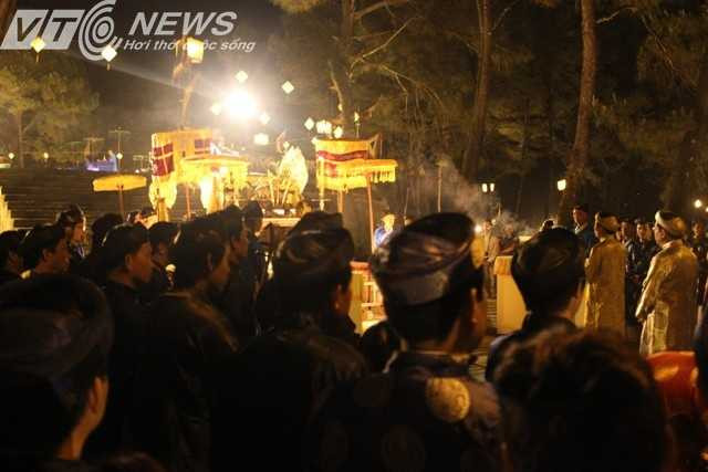 Lễ tế được phục dựng khá công phu, đúng nghi lễ 