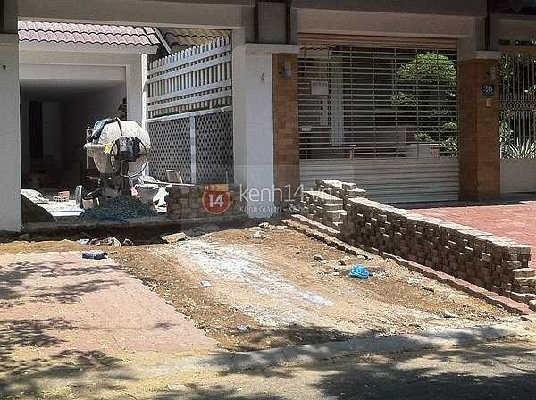 Căn biệt thự trị giá chục tỷ đồng của Công Vinh - Thủy Tiên đang được xây dựng tại Q.7 đã sắp hoàn thành.