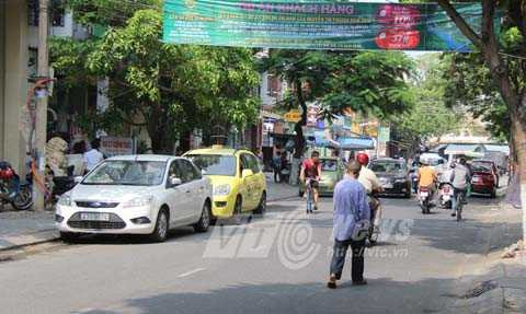 Đà Nẵng, thu phí, đậu đỗ, ô tô, cấm, quận Hải Châu