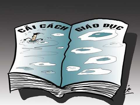Tranh biếm VACI – MEC: “Biếm họa về giáo dục”
