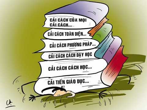 Tranh biếm VACI – MEC: “Biếm họa về giáo dục”