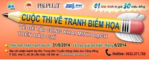 Tranh biếm VACI – MEC: 'Biếm họa về giáo dục'