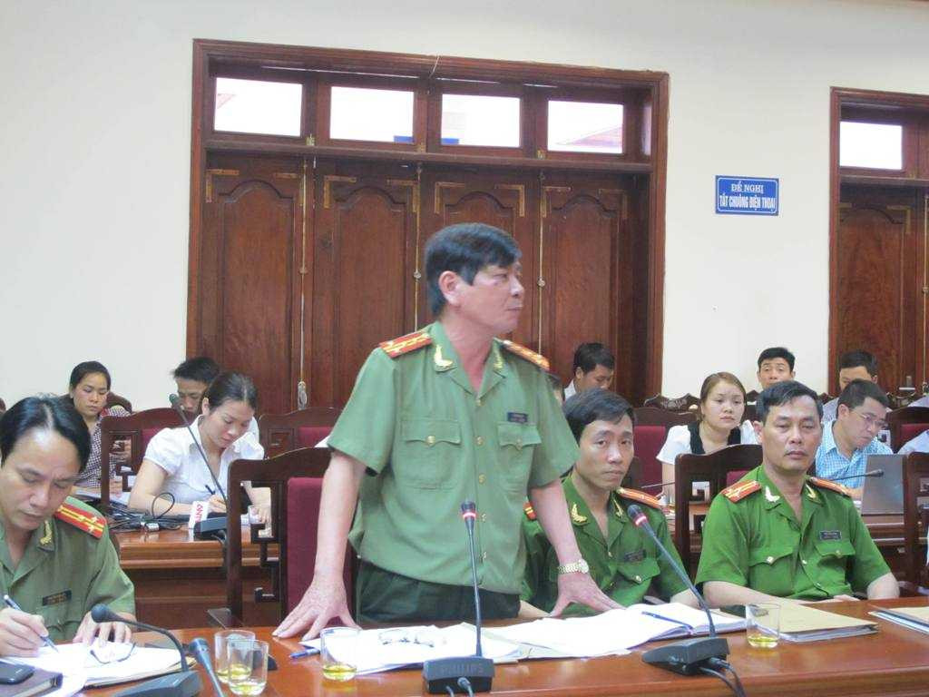 Lãnh đạo công an cho biết, tình hình mất trật tự là do có kẻ xúc giục, kích động dân