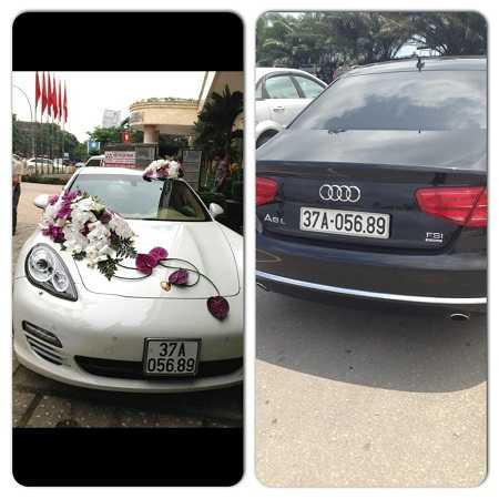 Hai xe cùng chung biển số 37A-056.89 (nguồn internet)