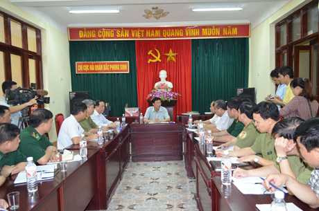 Các đồng chí lãnh đạo tỉnh đã trực tiếp có mặt tại Hải Hà chỉ đạo xử lý vụ việc.