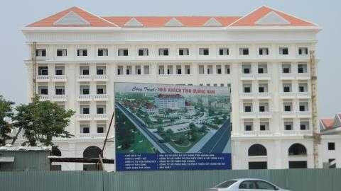 Mô hình thiết kế của nhà khách UBND tỉnh Quảng Nam có tổng vốn trên 150 tỷ đồng từ ngân sách Nhà nước.