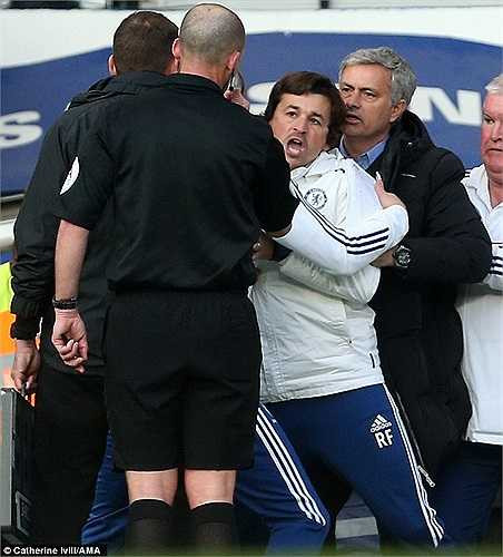 Faria hung hãn đến mức Jose Mourinho dù rất cố gắng nhưng không thể căn ngăn