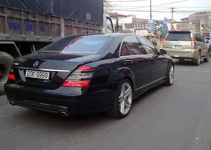 Một chiếc Mercedes S500 của dân chơi Thái Nguyên