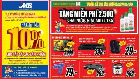 7 ngày đại hạ giá chào mừng đại lễ tại Media Mart