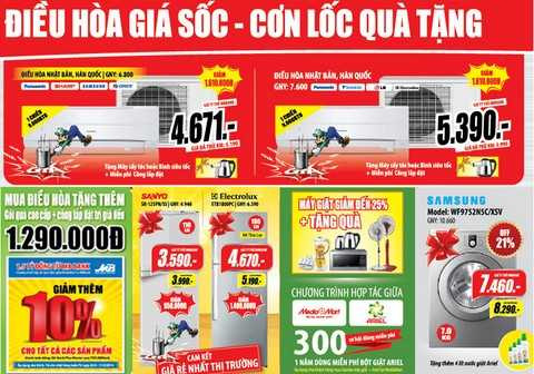 7 ngày đại hạ giá chào mừng đại lễ tại Media Mart