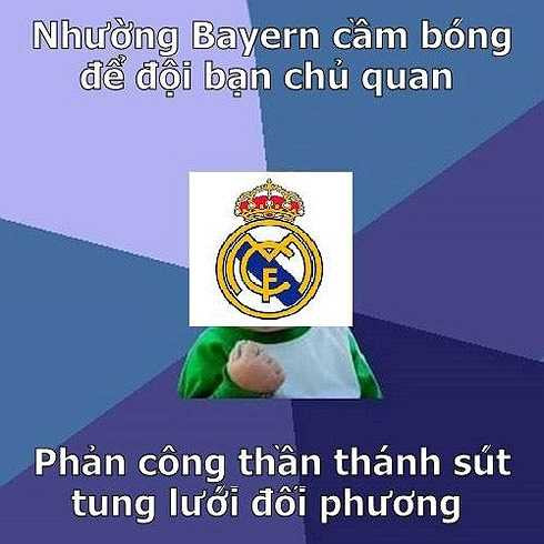 Real Madrid đã làm Bayern bất ngờ khi chủ động chơi phòng ngự phản công