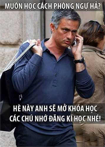 Jose Mourinho sẽ sớm mở lớp dạy phòng ngự bê tông