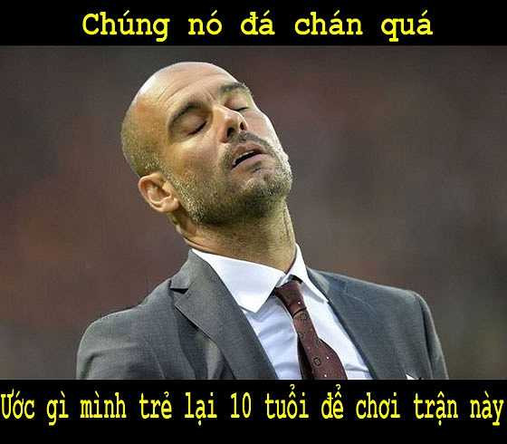 Pep Guardiola cũng muốn xỏ giày vào sân